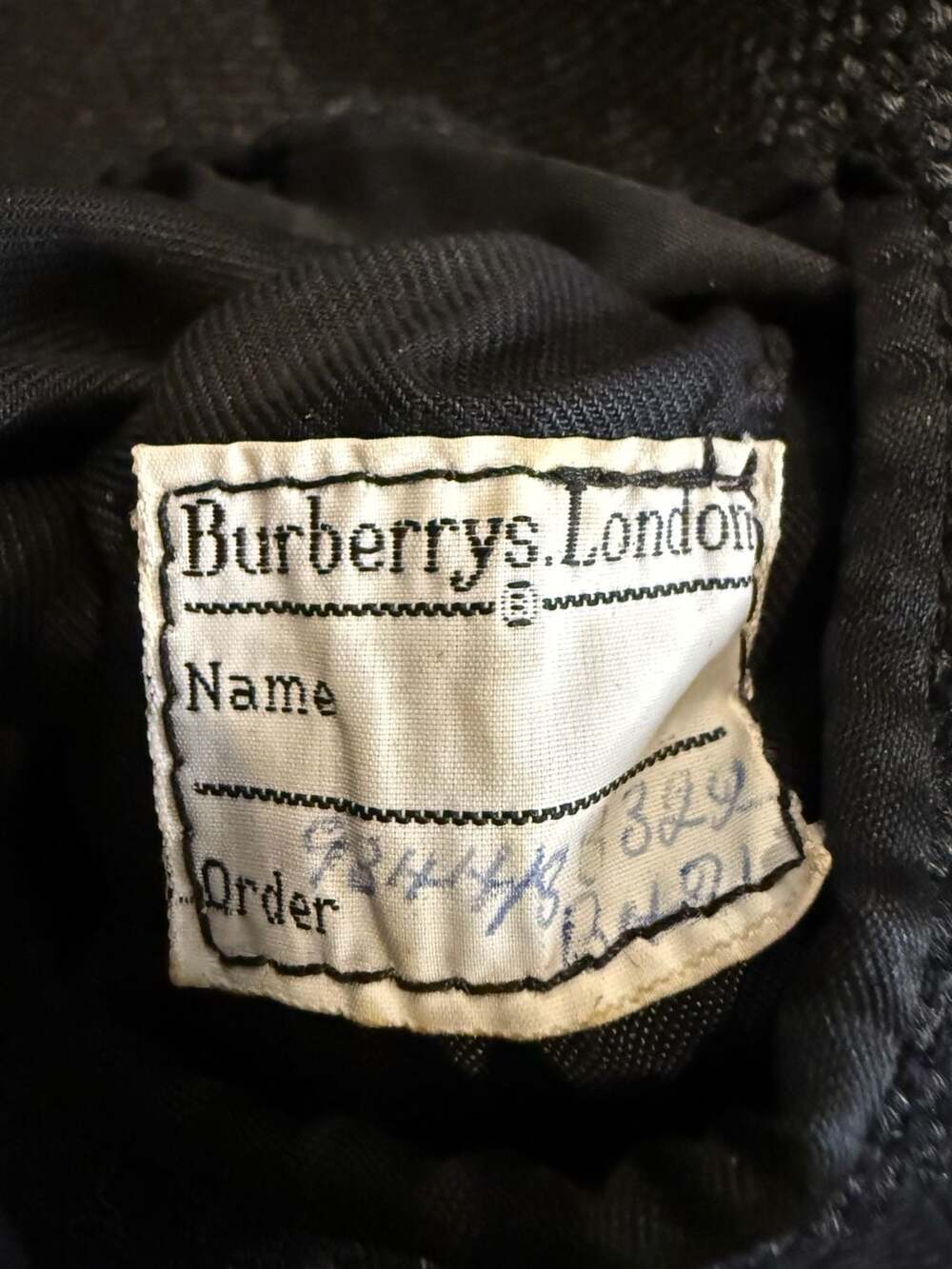 Vintage Burberrys Dark Gray Herringbone Wool Blend Overcoat Topcoat - Picture 4 of 7